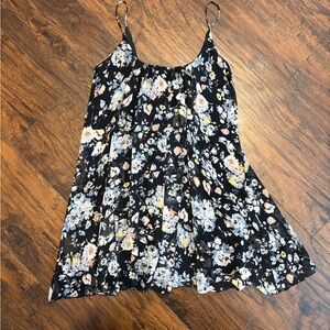 Floral Spaghetti Strap Tunic Shirt